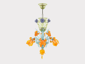 IRIS MIGNON - Murano glass chandelier by Sogni Di Cristallo - view 2